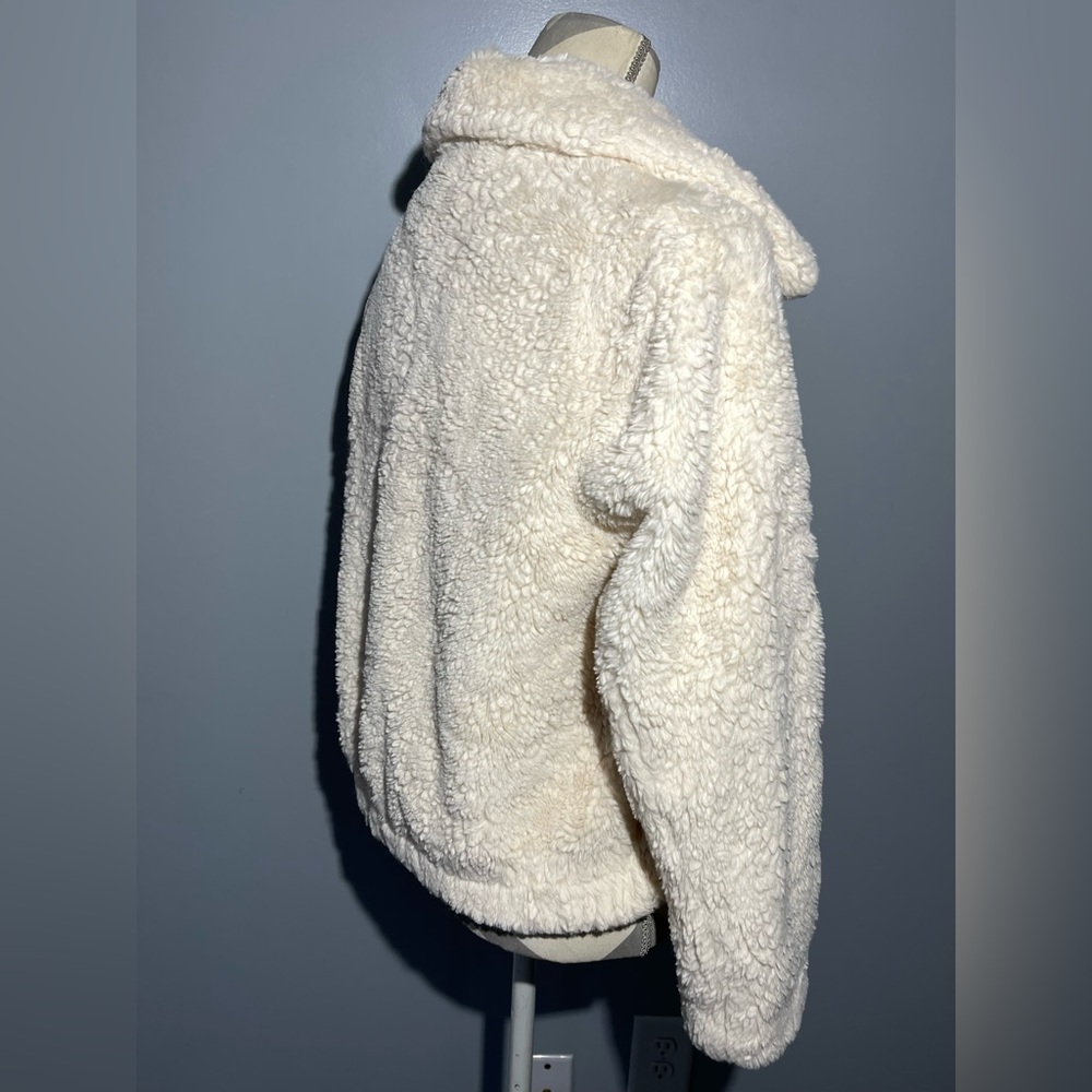 French Connection Cream Teddy Jacket - Picture 4 of 13